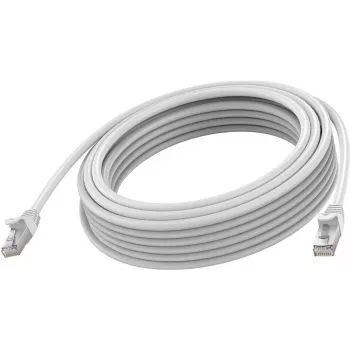 Vision - tīkla kabelis - RJ-45 (V) uz RJ-45 (V) - 5,0 m - 6,2 mm - STP - CAT 6a - formēts, bez aizķeršanās - balts (TC 5MCAT6A)