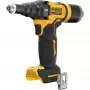 DeWALT DCF403NT-XJ kniedes pistole melna, dzeltena 2,4, 3,2, 4, 4,8 mm 10000 kN