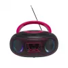 Denver TCL-212BT PINK CD atskaņotājs Pārnēsājams CD atskaņotājs Melns, Rozā