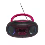 Denver TCL-212BT PINK CD atskaņotājs Pārnēsājams CD atskaņotājs Melns, Rozā