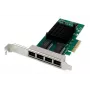 DIGITUS 4 Portu Gigabit Ethernet tīkla karte, RJ45, PCI Express, Intel I350