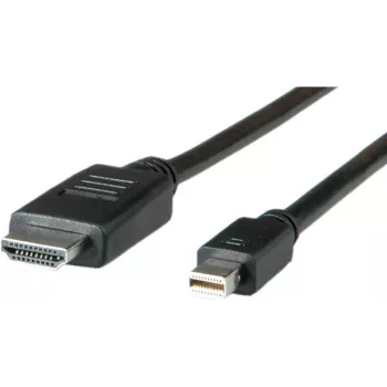 ROLINE - Video kabelis - DisplayPort / HDMI - HDMI (M) uz Mini DisplayPort (M) - 2 m - Ekranēts - Melns (11.04.5796)