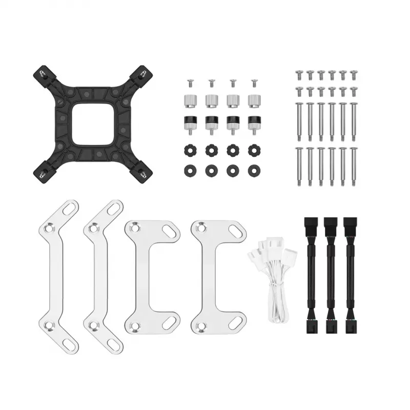 DeepCool LS720 SE WH Procesora šķidruma dzesētājs 12 cm Balts 1 gab.