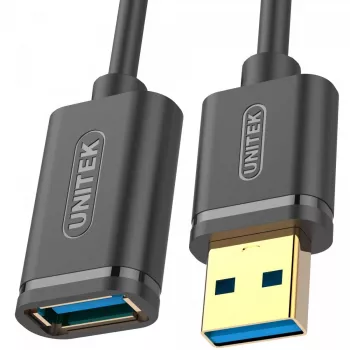USB kabelis Unitek Y-C4030GBK 3 m USB 3.1 Type-A – Type-B (datu pārraide un uzlāde)