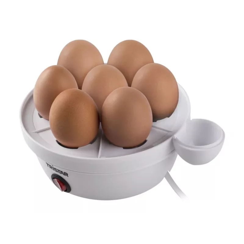 Olu vārāmais Tristar EK-3074 — ietilpība 7 olas, 350 W, caurspīdīgs/baltss