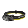 Galvenais lukturis Nitecore HC70 UHE — galvas lentes lukturītis, 1600 lūmenu, triecienizturīgs, ūdensizturīgs, 0,172 kg, melns