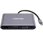 Canyon DS-14 - dokstacija - USB-C - VGA, HDMI