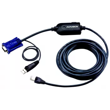 ATEN USB — VGA uz Cat5e/6 KVM adaptera kabelis (CPU modulis)