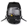 DICOTA Hi-Vis V2 mugursoma, melna, 320 x 220 x 455 mm, PET, TPU