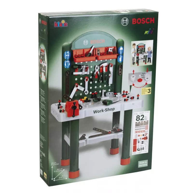 Bosch darbnīca, 82 elementi