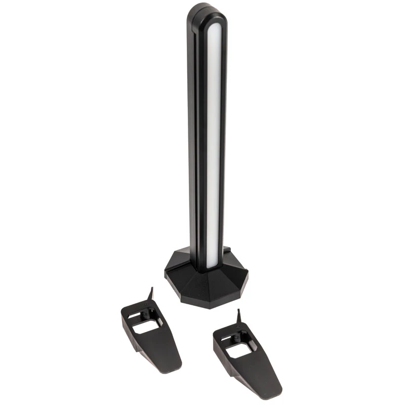GPU atbalsta kronšteins Lamptron GPU Halter ARGB — melns