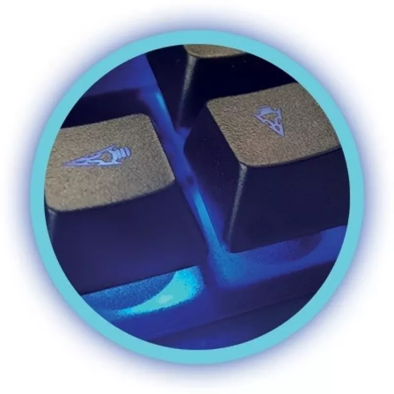 Tastatūra un pele Rebeltec SHERMAN Gaming USB QZERTY angļu melna