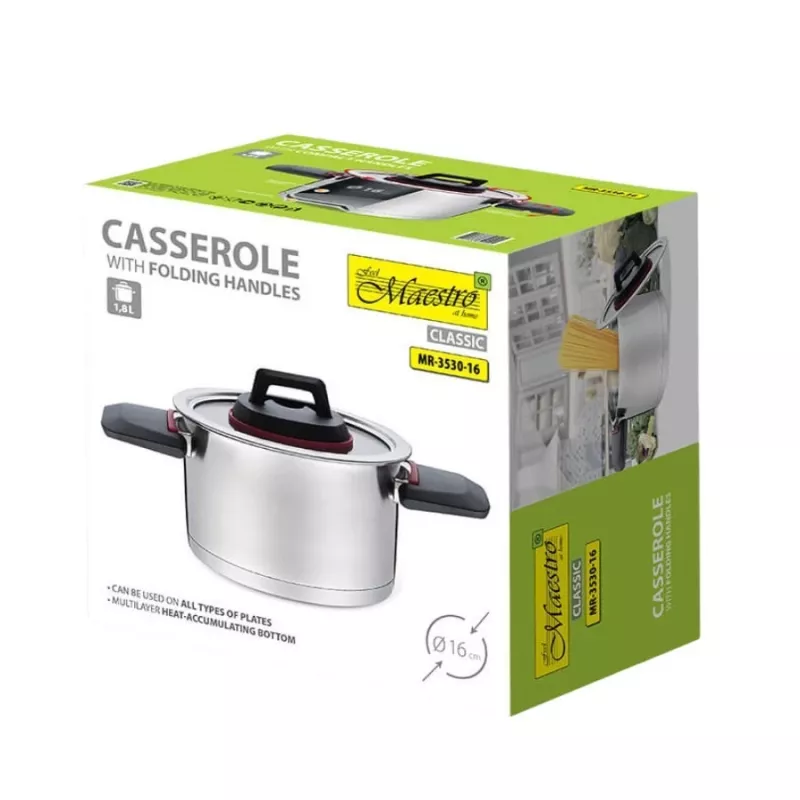 Maestro MR-3530-16 Katls ar salokāmiem rokturiem 1,6 l