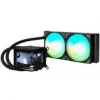 Jonsbo D32 STD PC-Korpuss + TRYX PANORAMA pilna šķidruma dzesēšana, ARGB - 240mm, melns