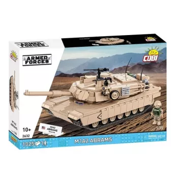 Konstruēšanas komplekts klucīši Cobi M1A2 Abrams 1025 detaļas modelis CO BI-2632