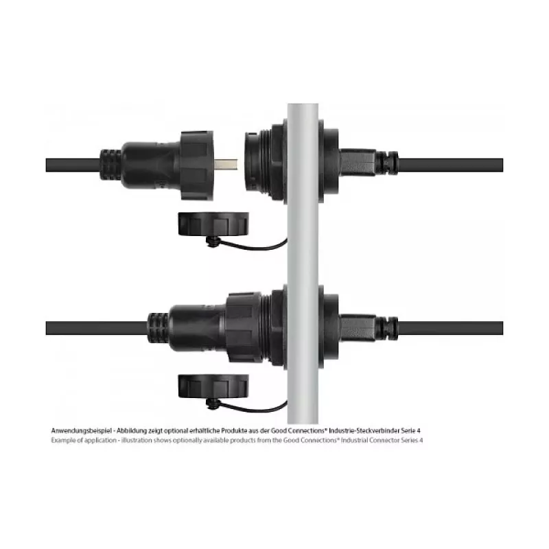 Good Connections Industrie-Plug S4 -USB 2.0 A-A 1m kabelis
