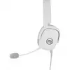 Galvas austiņas QPAD GAMIAC HS71, vadu, galvas lente, USB Type-C, circumaural, 20–20000 Hz, 2,2 m kabelis, balta
