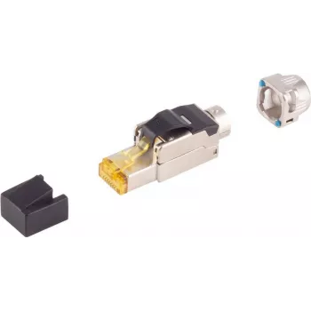 ShiverPeaks bezinstrumentu RJ45 Cat.6A STP tīkla savienotājs, modelis 08-51011