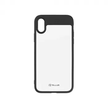 Tellur iPhone X 14.7 cm (5.8 collas) maciņš melns caurspīdīgs