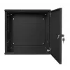 Lanberg WAF1-5203-06-00B sienas skapis 6U Sienas stiprinājuma skapis Melns