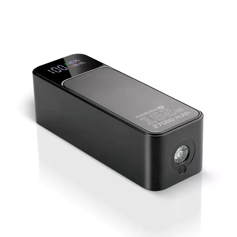 Ārējais akumulators everActive EB-27Q 27 000 mAh, 2× USB-C, Quick Charge 4+
