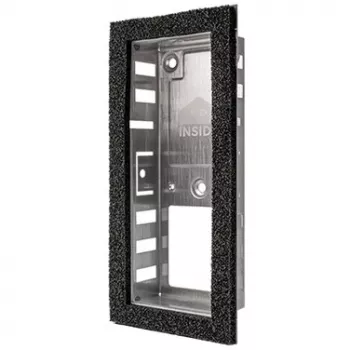 Iebūvējamā montāžas kārba DoorBird D1101V Melna nerūsējošais tērauds 40 mm