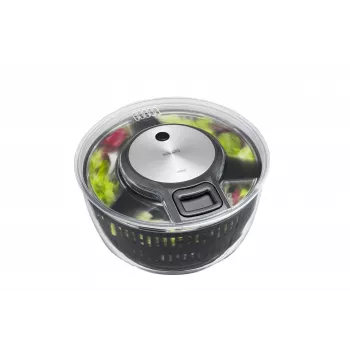Salātu centrifūga GEFU Speedwing 28150 — 5 L caurspīdīga bļoda, pogas vadība, plastmasas korpuss