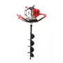 Zemes urbis AWTools GD520-2 benzīna stabu urbis 2,95 ZS, 900 ml tvertne, komplektā 3 urbji