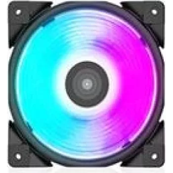 120 mm PC korpusa ventilators PCCOOLER HALO-RGB, 1000–2000 RPM, RGB apgaismojums
