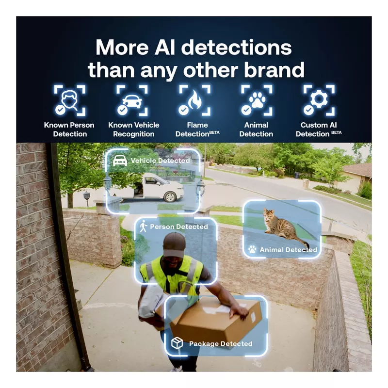 ARLO Pro 6 - 2025 Edition - Tīkla novērošanas kamera - Āra zona, Iekštelpu zona - laikapstākļiem izturīga - Krāsa (diena/nakts)