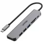 USB-C centrmezgls Unitek 7in1 Aluminium PD 100W 5 Gbps — multiportu adapteris ar Power Delivery