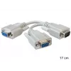 Seriālais kabelis DeLOCK 65403 Bēšs 0,17 m DB-9