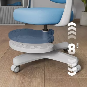 Pagriežamais krēsls Mark Adler Junior 4.6 Blue — bērnu rakstāmgalda krēsls, zils, modelis Junior 4.6