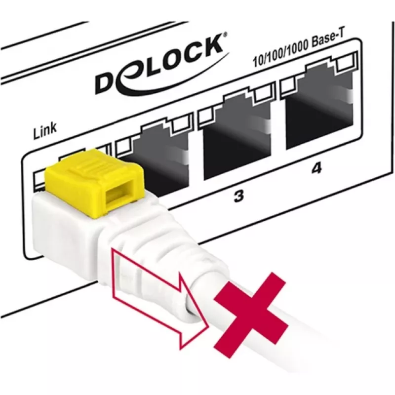Tīkla kabelis DeLOCK 85335 RJ-45 Cat6a 5 m balts