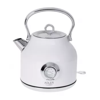 Elektriskā tējkanna Adler 1,7 L 2200 W Metallic balta
