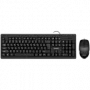 Komplekts Tastatūra+pele KB-S320C melna (104 taustiņi, 1000DPI, 2+1 pogas)