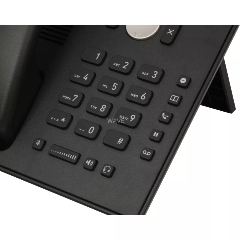 snom D120 - VoIP telefons - trīsvirzienu zvani - SIP - 2 kabeļi - Melns (4361)