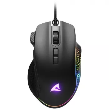 Sharkoon Mouse Shark Force 3 optiskā 8 pogas 12.800DPI melna