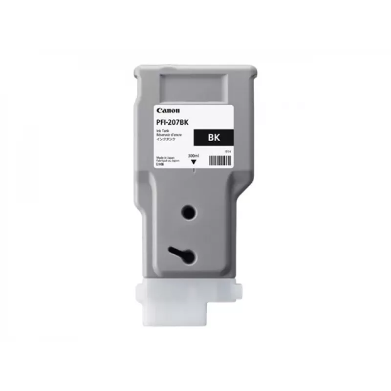 Canon PFI-207 BK tintes kasetne 1 gab. Oriģināls Melna