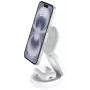 Uzlādes stacija Belkin BOOSTCHARGE WIZ035kqWH 2-in-1 Qi2 15W tālruņiem un piederumiem