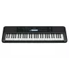 YAMAHA PSR-E383 tastatūra — 61 taustiņu pārnēsājama MIDI tastatūra, LCD displejs, USB, iebūvēti skaļruņi, darbināma ar baterijām (6), melna