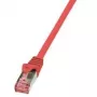 Tīkla kabelis LogiLink 10m Cat.6 RJ-45 S/FTP sarkans