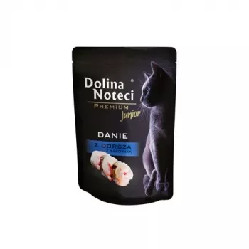 Dolina Noteci Premium mencu un sardīņu maltīte — mitrā barība kaķēniem — 85g