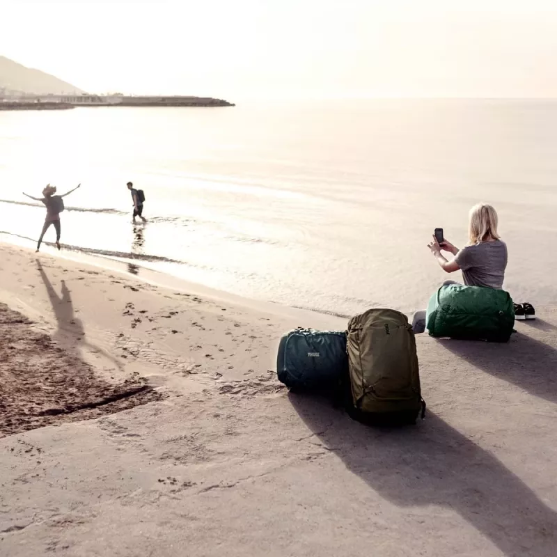 Thule 5314 Landmark 60L Unisex ceļojumu mugursoma, dūmakaini zaļa