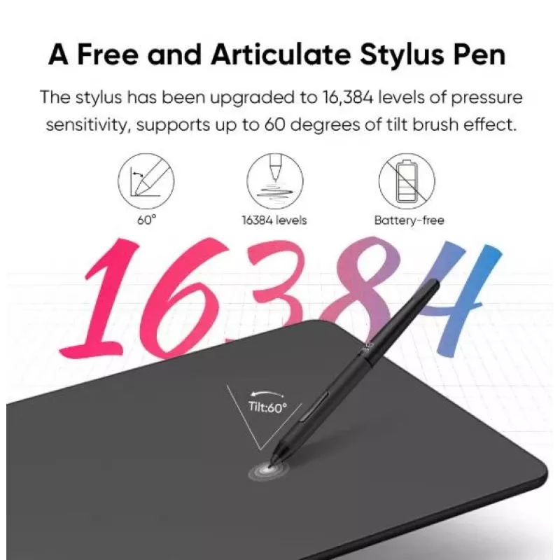 Grafikas planšete XP-Pen DECO 01 V3 — 5080 lpi, 254 x 158,75 mm, melna, USB (vadu un bezvadu)