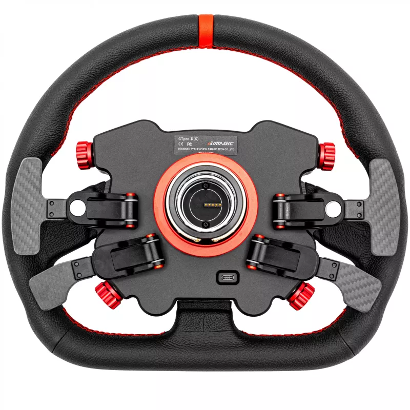 Simagic GT1 D stūre + Pro HUB/Knob - āda