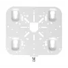 WLAN piekļuves punkta stiprinājums Lancom Systems LX-7000 Universal Mount, saderīgs ar LX-7500/LX-7300, balts, 200×185 mm, iepakojumā 5