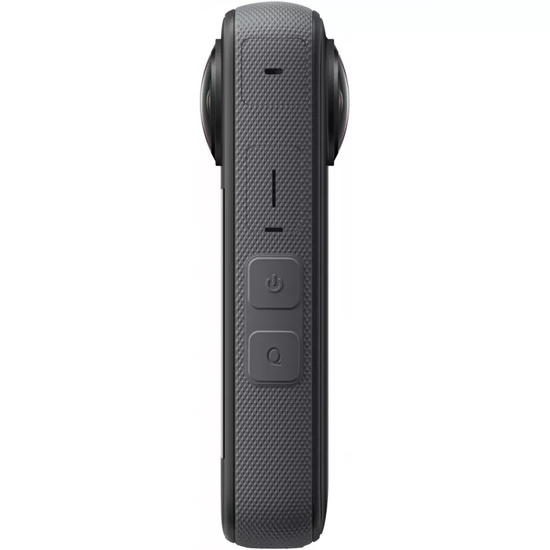 Action kamera Insta360 X3 — 72 MP, 5K Ultra HD (5760×2880), 100 fps, CMOS, Wi‑Fi, iebūvēts displejs, MicroSD, 0,508 kg, melna