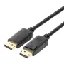DisplayPort kabelis Unitek Y-C609BK — 3 m, vīriešu-vīriešu, melns