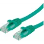 VALUE - komutācijas kabelis - RJ-45 (V) uz RJ-45 (V) - 2 m - UTP - CAT 6a - formēts, bez aizķeršanās - zaļš, RAL 6016 (21.99.1442)